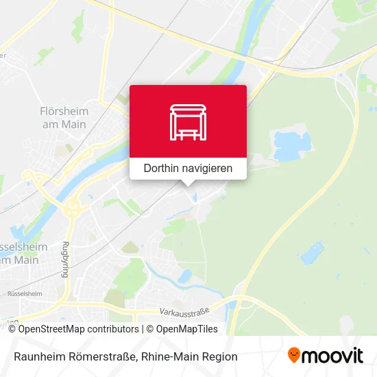 Raunheim Römerstraße Karte