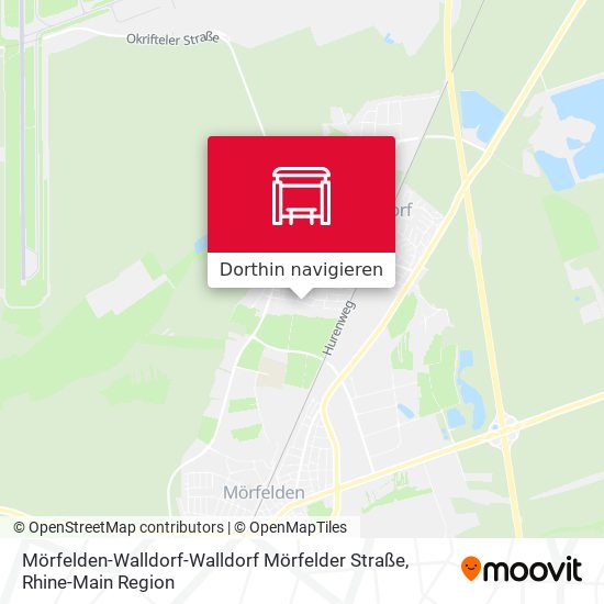 Mörfelden-Walldorf-Walldorf Mörfelder Straße Karte