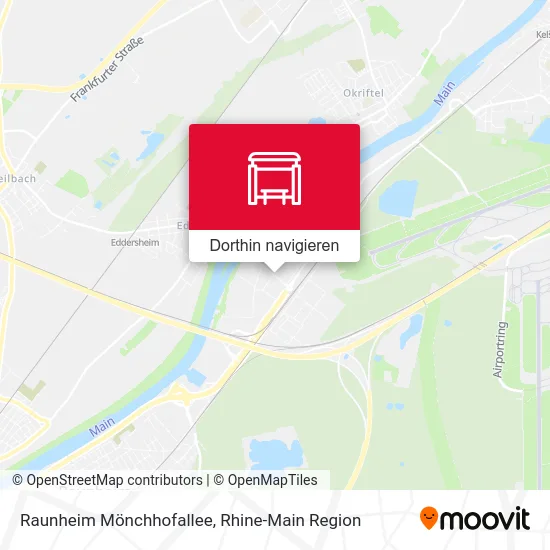 Raunheim Mönchhofallee Karte