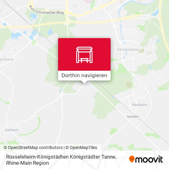 Rüsselsheim-Königstädten Königstädter Tanne Karte