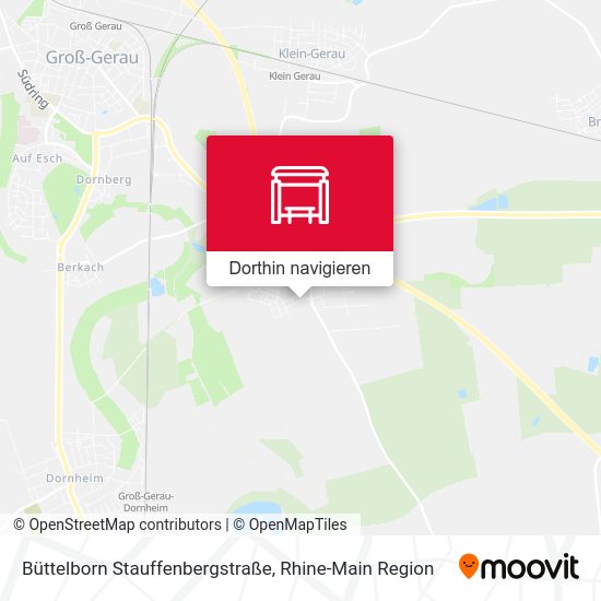 Büttelborn Stauffenbergstraße Karte