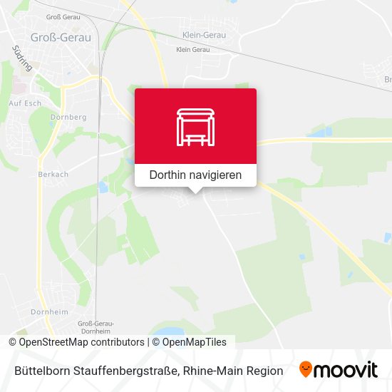Büttelborn Stauffenbergstraße Karte