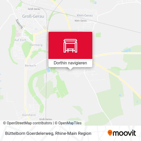 Büttelborn Goerdelerweg Karte