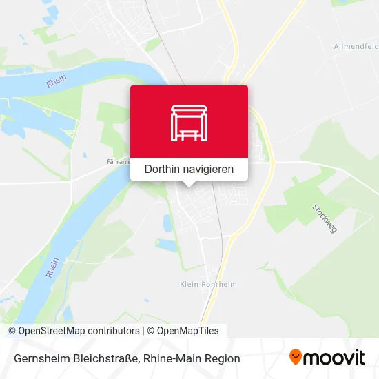 Gernsheim Bleichstraße Karte