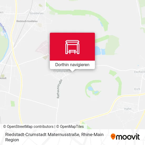 Riedstadt-Crumstadt Maternusstraße Karte