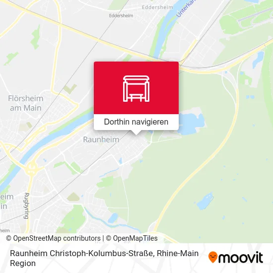 Raunheim Christoph-Kolumbus-Straße Karte