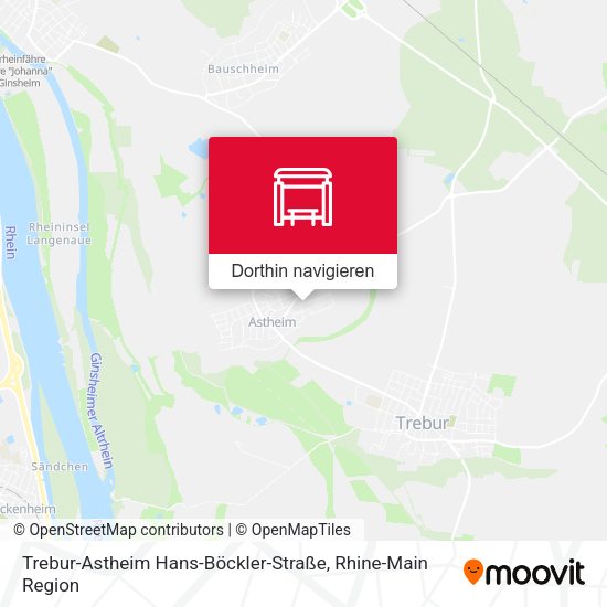 Trebur-Astheim Hans-Böckler-Straße Karte