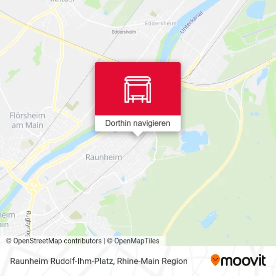 Raunheim Rudolf-Ihm-Platz Karte