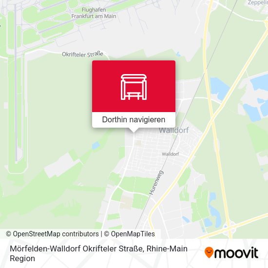 Mörfelden-Walldorf Okrifteler Straße Karte