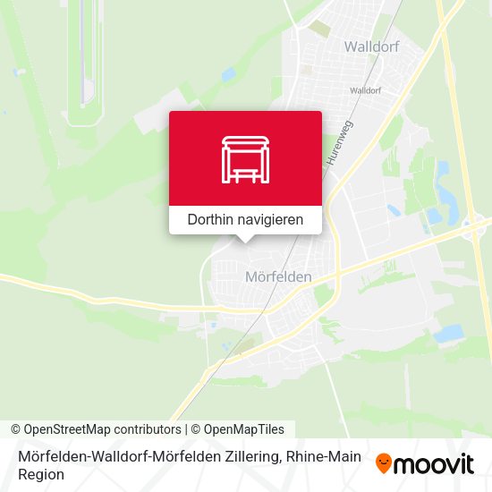 Mörfelden-Walldorf-Mörfelden Zillering Karte