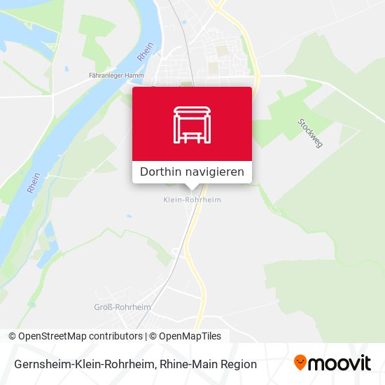 Gernsheim-Klein-Rohrheim Karte
