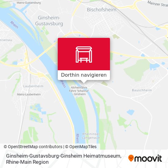 Ginsheim-Gustavsburg-Ginsheim Heimatmuseum Karte