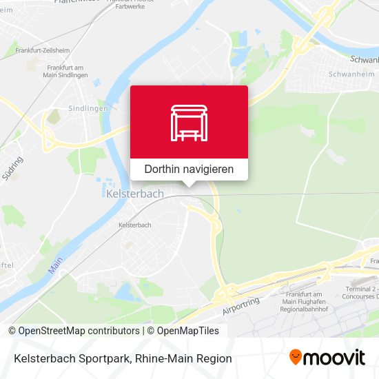 Kelsterbach Sportpark Karte