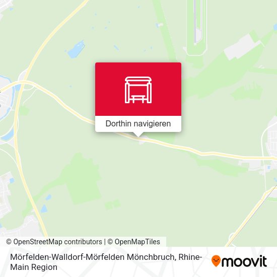 Mörfelden-Walldorf-Mörfelden Mönchbruch Karte