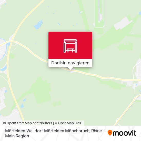Mörfelden-Walldorf-Mörfelden Mönchbruch Karte