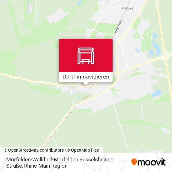 Mörfelden-Walldorf-Mörfelden Rüsselsheimer Straße Karte