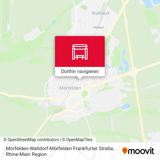 Mörfelden-Walldorf-Mörfelden Frankfurter Straße Karte