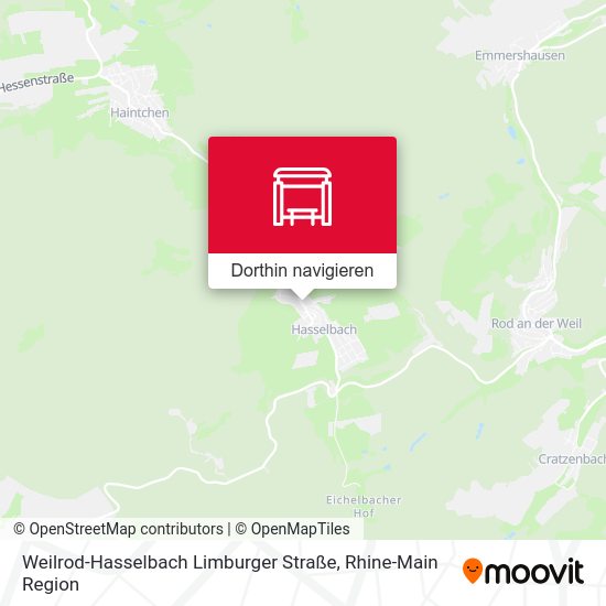 Weilrod-Hasselbach Limburger Straße Karte
