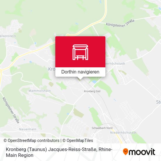 Kronberg (Taunus) Jacques-Reiss-Straße Karte