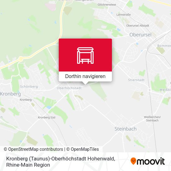 Kronberg (Taunus)-Oberhöchstadt Hohenwald Karte