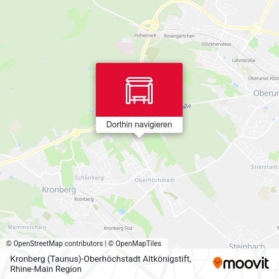 Kronberg (Taunus)-Oberhöchstadt Altkönigstift Karte