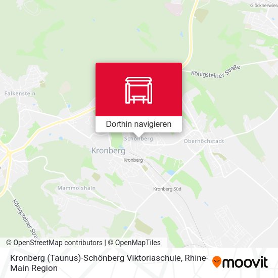 Kronberg (Taunus)-Schönberg Viktoriaschule Karte