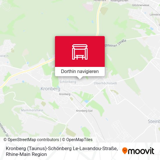 Kronberg (Taunus)-Schönberg Le-Lavandou-Straße Karte