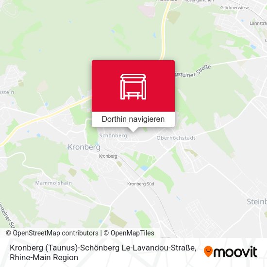 Kronberg (Taunus)-Schönberg Le-Lavandou-Straße Karte