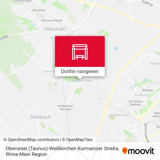 Oberursel (Taunus)-Weißkirchen Kurmainzer Straße Karte