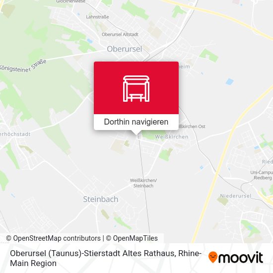 Oberursel (Taunus)-Stierstadt Altes Rathaus Karte