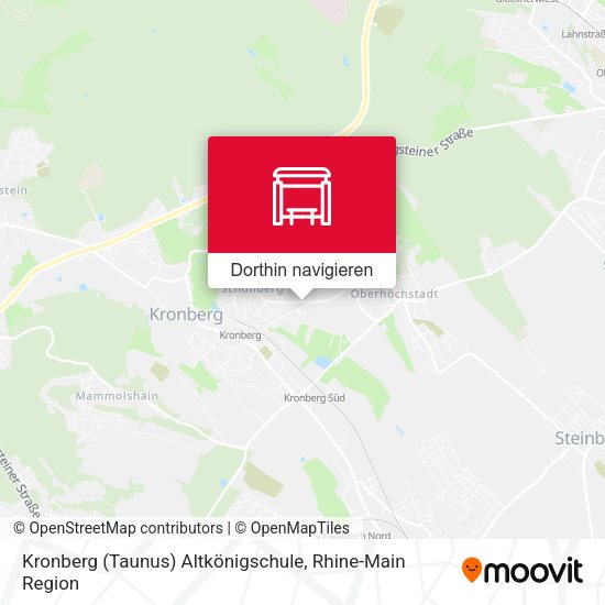 Kronberg (Taunus) Altkönigschule Karte