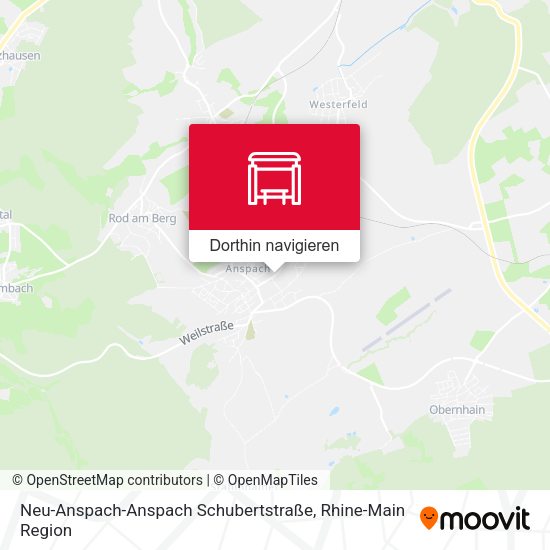 Neu-Anspach-Anspach Schubertstraße Karte