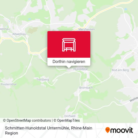 Schmitten-Hunoldstal Untermühle Karte