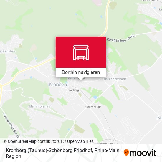 Kronberg (Taunus)-Schönberg Friedhof Karte