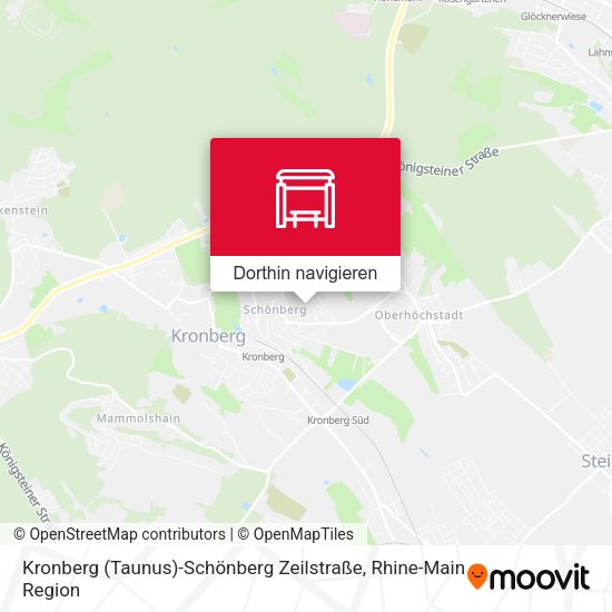 Kronberg (Taunus)-Schönberg Zeilstraße Karte