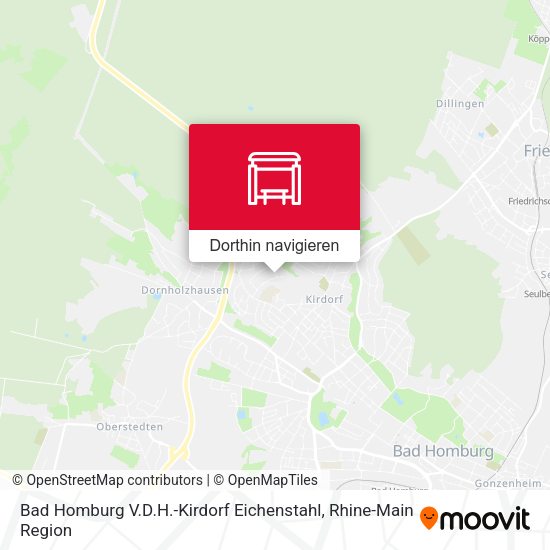 Bad Homburg V.D.H.-Kirdorf Eichenstahl Karte