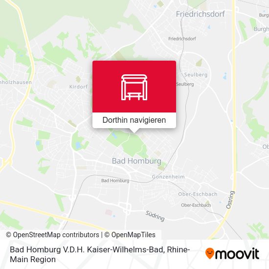 Bad Homburg V.D.H. Kaiser-Wilhelms-Bad Karte