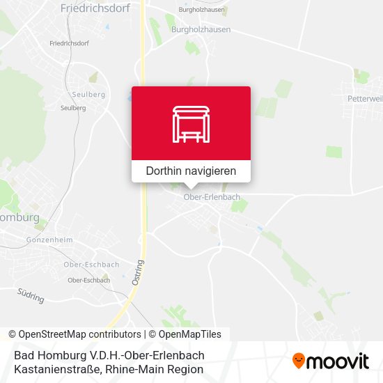 Bad Homburg V.D.H.-Ober-Erlenbach Kastanienstraße Karte
