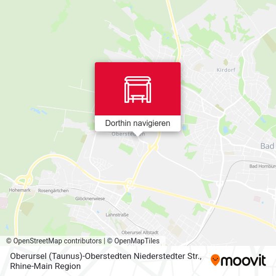 Oberursel (Taunus)-Oberstedten Niederstedter Str. Karte