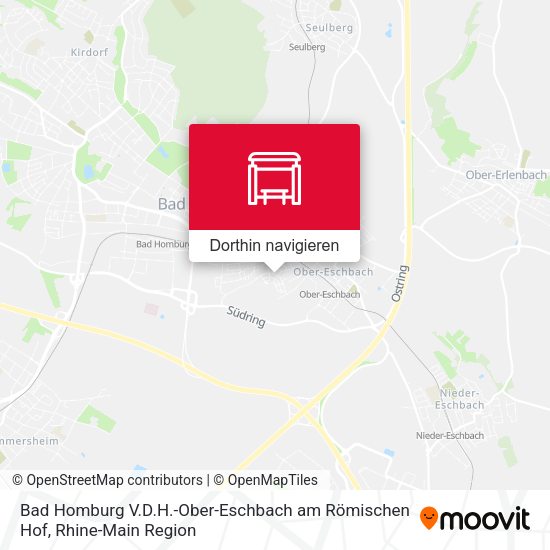 Bad Homburg V.D.H.-Ober-Eschbach am Römischen Hof Karte