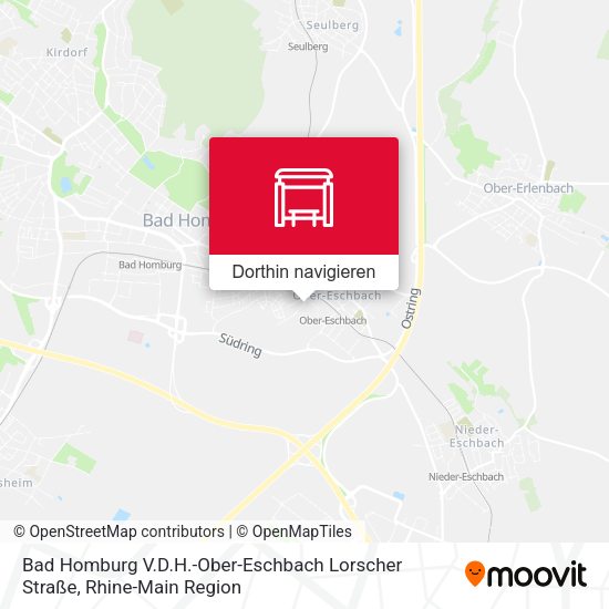 Bad Homburg V.D.H.-Ober-Eschbach Lorscher Straße Karte