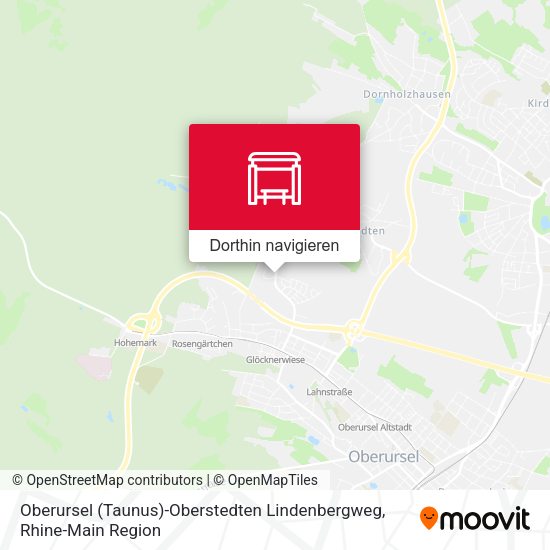 Oberursel (Taunus)-Oberstedten Lindenbergweg Karte