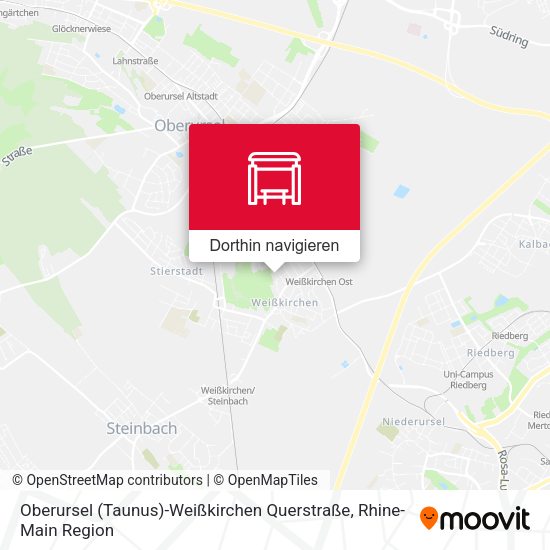 Oberursel (Taunus)-Weißkirchen Querstraße Karte
