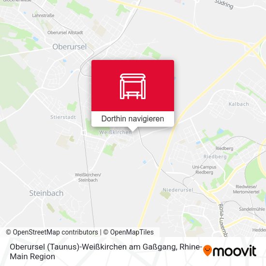Oberursel (Taunus)-Weißkirchen am Gaßgang Karte
