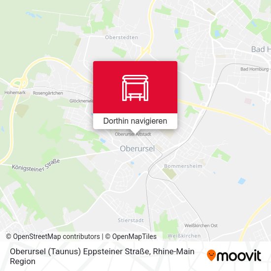 Oberursel (Taunus) Eppsteiner Straße Karte