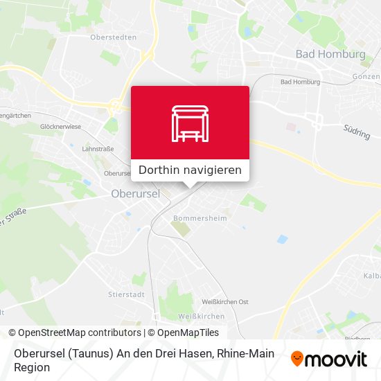 Oberursel (Taunus) An den Drei Hasen Karte