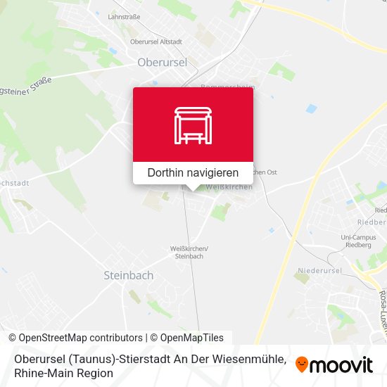 Oberursel (Taunus)-Stierstadt An Der Wiesenmühle Karte