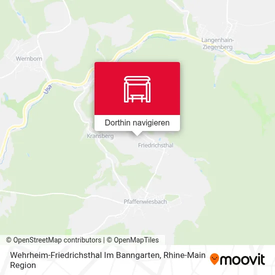 Wehrheim-Friedrichsthal Im Banngarten Karte