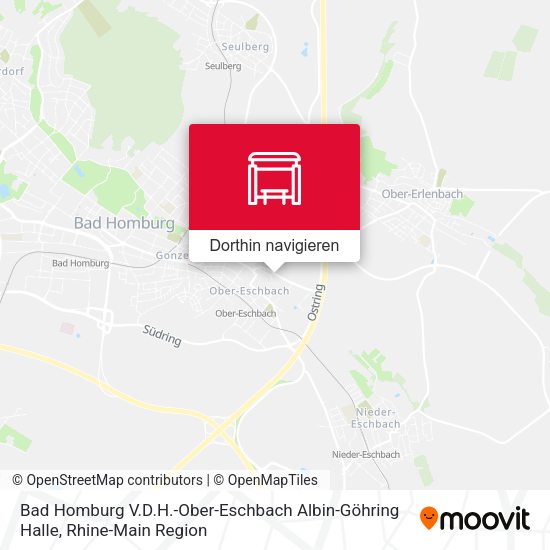 Bad Homburg V.D.H.-Ober-Eschbach Albin-Göhring Halle Karte