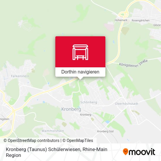 Kronberg (Taunus) Schülerwiesen Karte